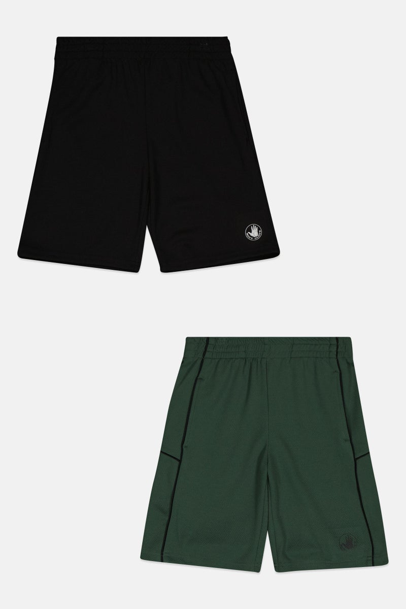 Body Glove Kids Boy 2 Piece Sportswear Fit Training Shorts, Multicolor - Image 2